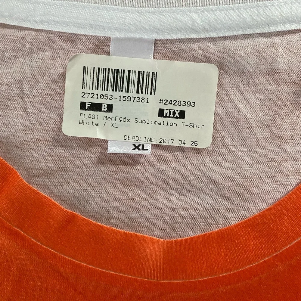 New never worn Mens Size XL
Sublimation T-shirt 100% polyester
Can be Unisex - Picture 7 of 7